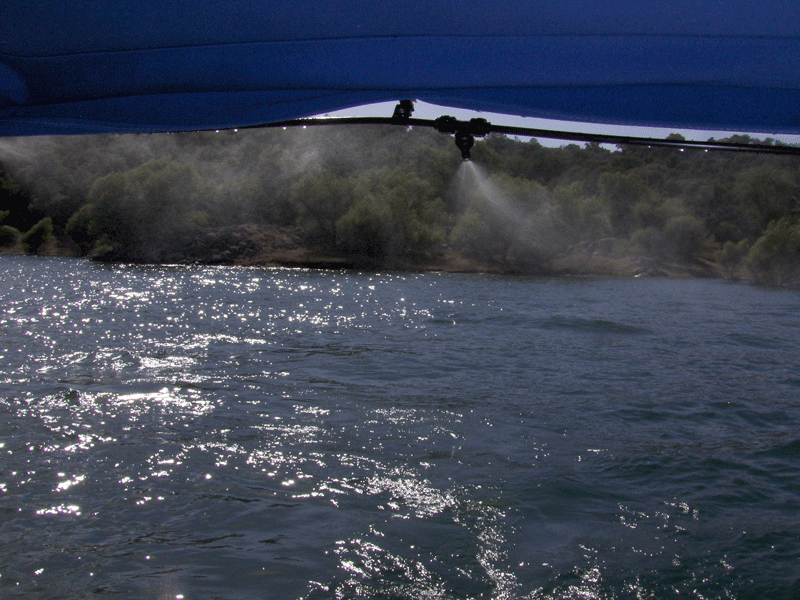 misting system on lake havasu